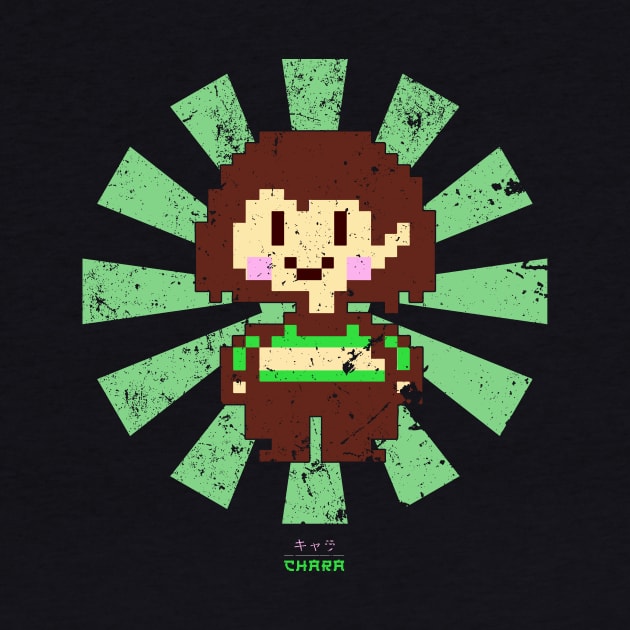 Chara Retro Japanese Undertale by Nova5